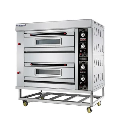 Gas Baking Oven 2 Deck 4 Tray