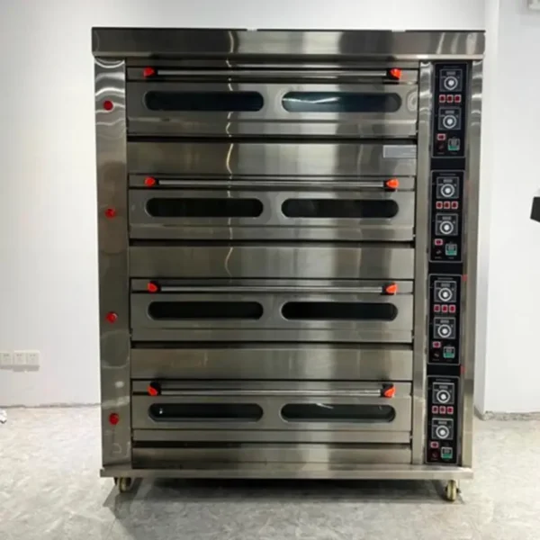 Gas Baking Oven 4-Deck 16-Trays