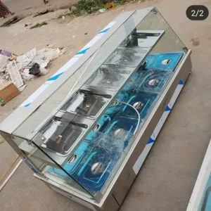 Food Display Warmer 5 plate up and 10 plate down